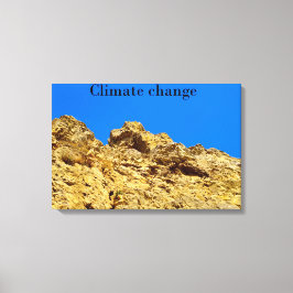 Klimaschutz Leinwanddruck