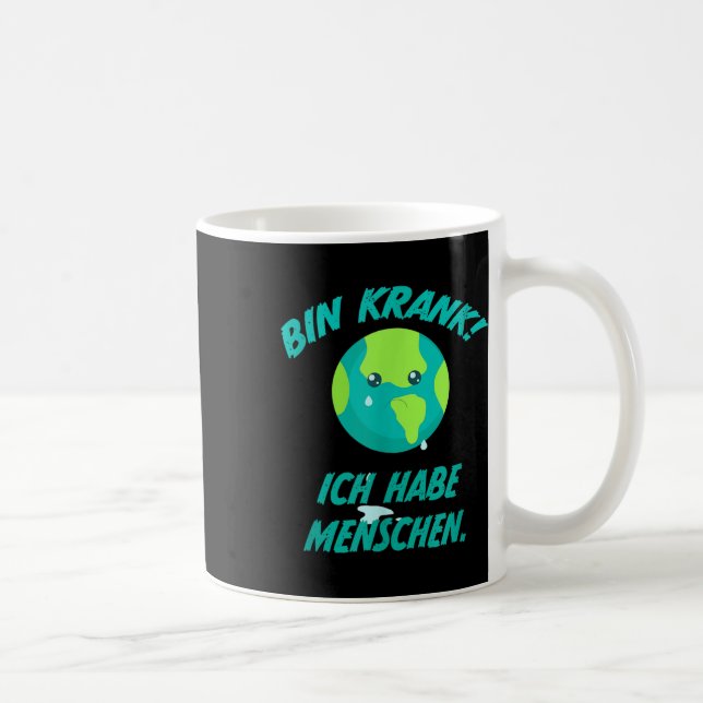 Klimaschutz Planet Erde Kaffeetasse (Rechts)