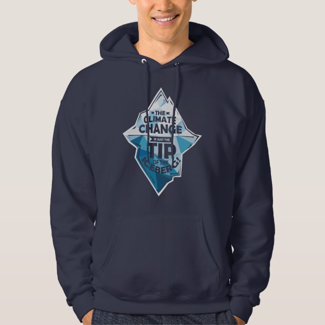 Klimaschutz-Sensibilisierungskampagne für den Eisb Hoodie (Vorderseite)