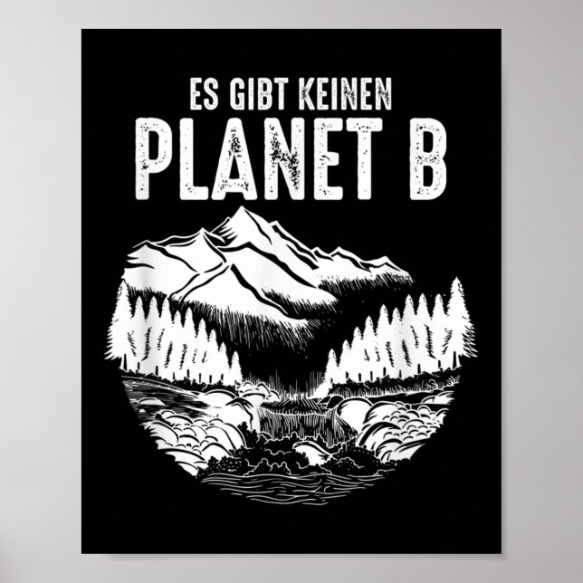 Klimaschutz, Umweltschutz, Plan Poster (Vorne)