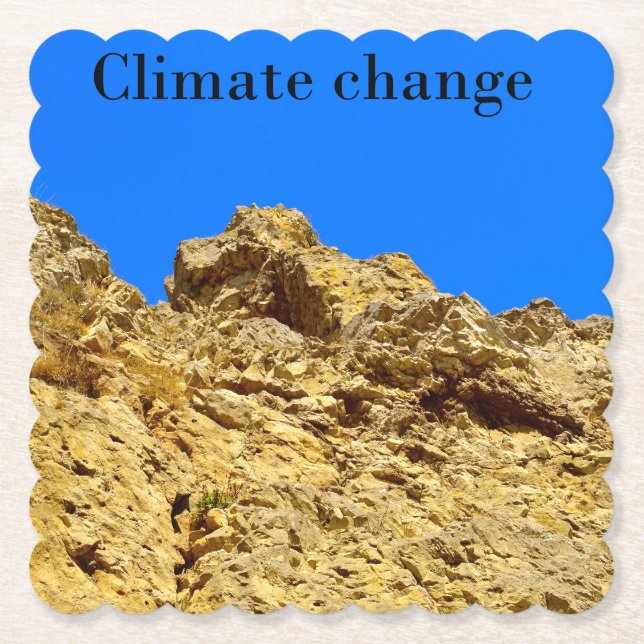 Klimaschutz Untersetzer (Vorderseite)