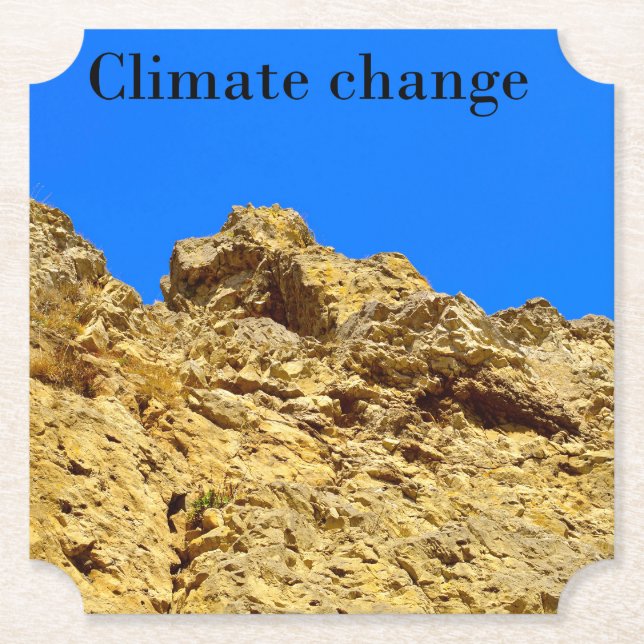 Klimaschutz Untersetzer (Vorderseite)