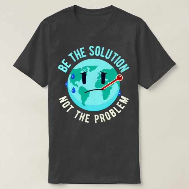 Klimaschutzlösung T-Shirt (Design vorne)