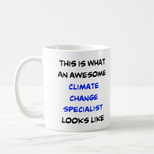 Klimaspezialist, phantastisch kaffeetasse (Links)