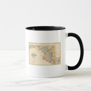 Klimatologische Karte des Staat von Maryland Tasse
