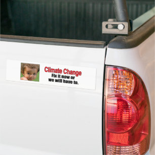 Klimawandel Autoaufkleber