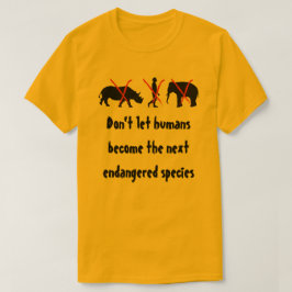 Klimawandel-bedrohte Art T-Shirt