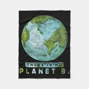 Klimawandel Es gibt keinen Planeten-B-Erd-Tag Fleecedecke