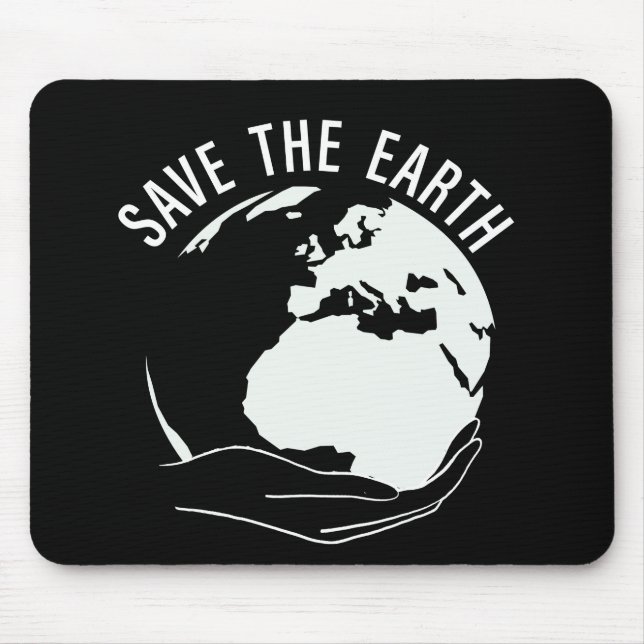 Klimawandel ist real mousepad (Vorne)