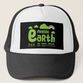 Klimawandel | Kohlenstoffverunreinigung | T - Shir Truckerkappe