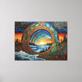 Klimawandel Leinwanddruck