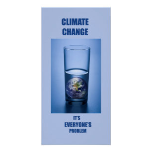 Klimawandel Poster