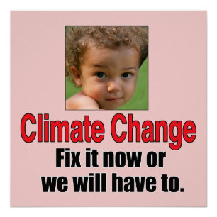 Klimawandel Poster