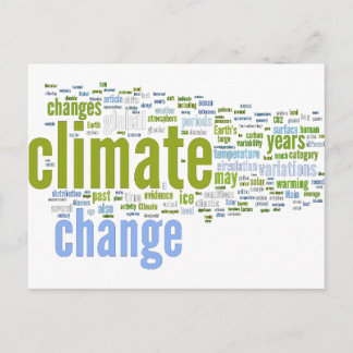 Klimawandel Postkarte