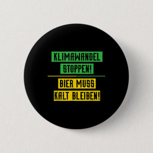 Klimawandel stoppen Klimaschutz Bier-Enviro Button
