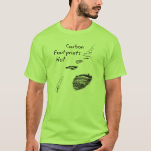 Klimawandelt-shirt Eisbär-Kohlenstoffabdruck T-Shirt