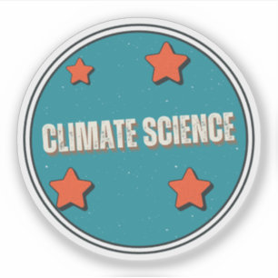 Klimawissenschaft Aufkleber
