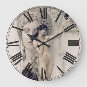 Klimt Allegorie der Skulptur Wanduhr