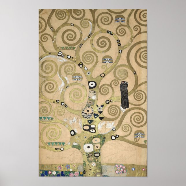 Klimt "Baum des Lebens" (Lebensbaum) — Stoclet Fri Poster (Vorne)