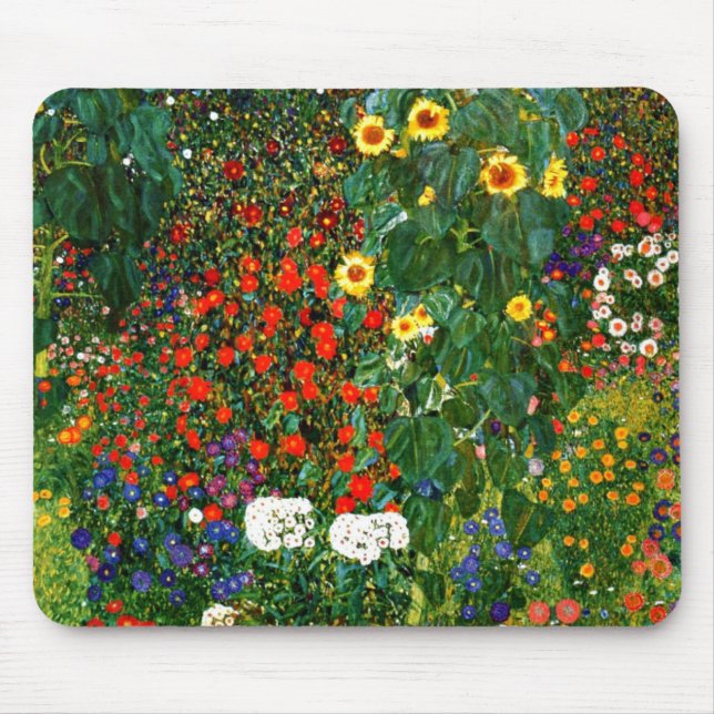 Klimt: Blumengarten Mauspad (Vorne)