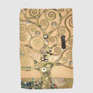 Klimt - Der Lebensbaum Magnetkarte Golfhandtuch