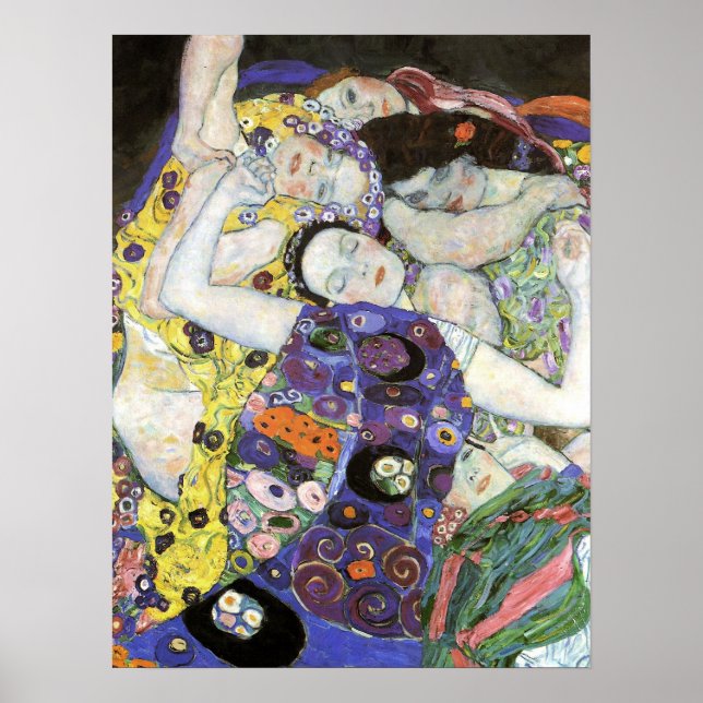 Klimt ~ Die Jungfrau Poster (Vorne)