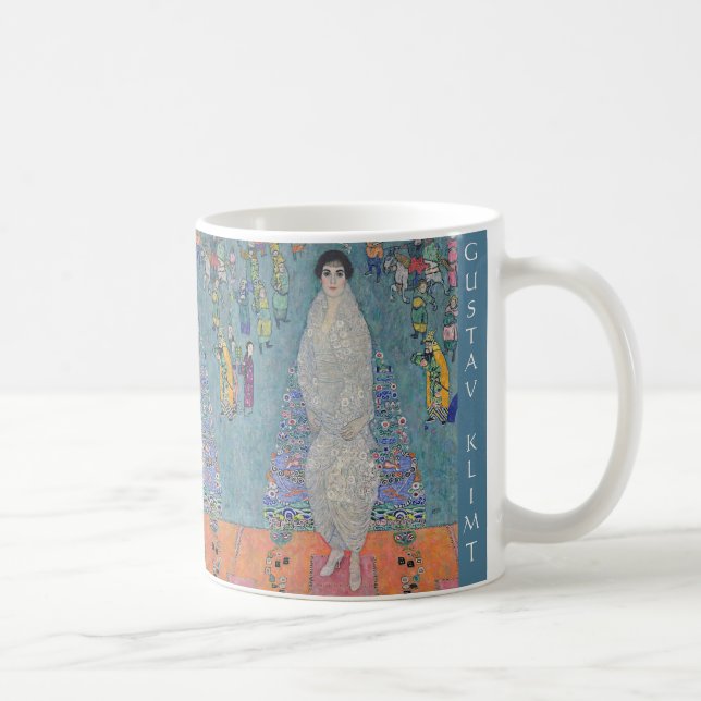 Klimt – Elisabeth Lederer Portrait – Personalized Kaffeetasse (Rechts)