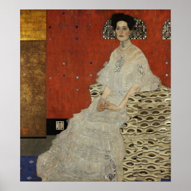 Klimt - Fritza Riedler Poster (Vorne)