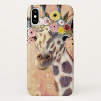 Klimt Giraffe | In Blume verziert