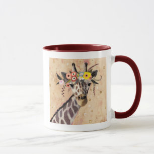 Klimt Giraffe Krone der Blume Tasse