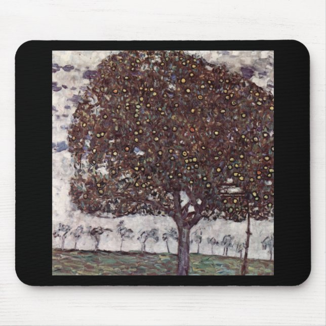 Klimt, Gustav: Apfelbaum II Mousepad (Vorne)