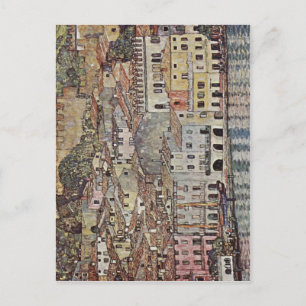 Klimt, Gustav Malcesine am Gardasee Italiano: Malc Postkarte
