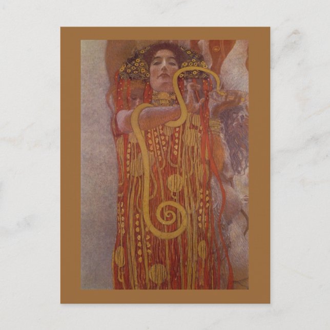 Klimt hygeia postkarte (Vorderseite)
