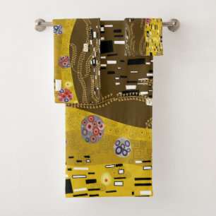 Klimt Inspiré Or Motif Art Nouveau Le Baiser