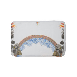 Klimt-Inspired Surreal Badematte