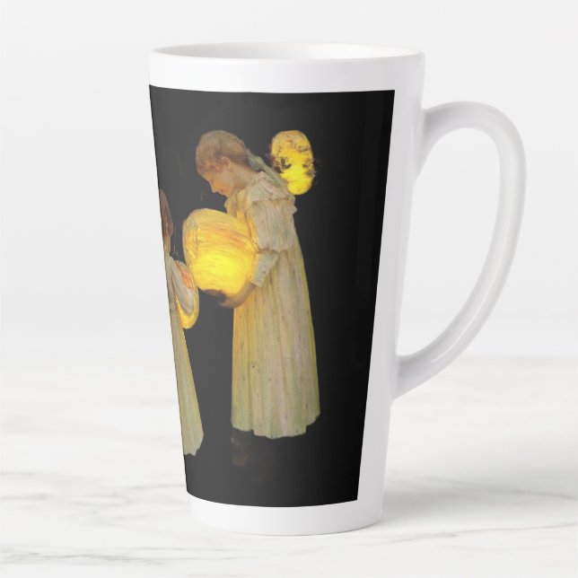 Klimt-Inspired Surreal Collage Milchtasse (Rechts)