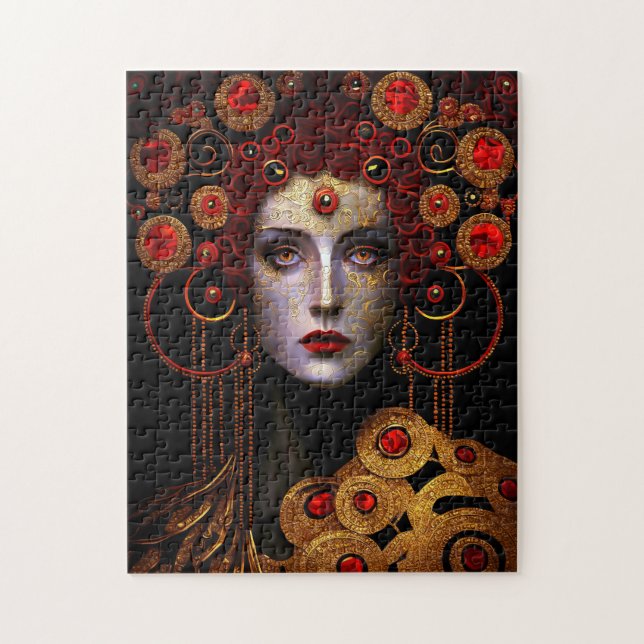 Klimt Inspiriert Königin Goddess (Vertikal)
