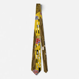 Klimt Inspiriertes Goldenes Muster Jugendstil Krawatte