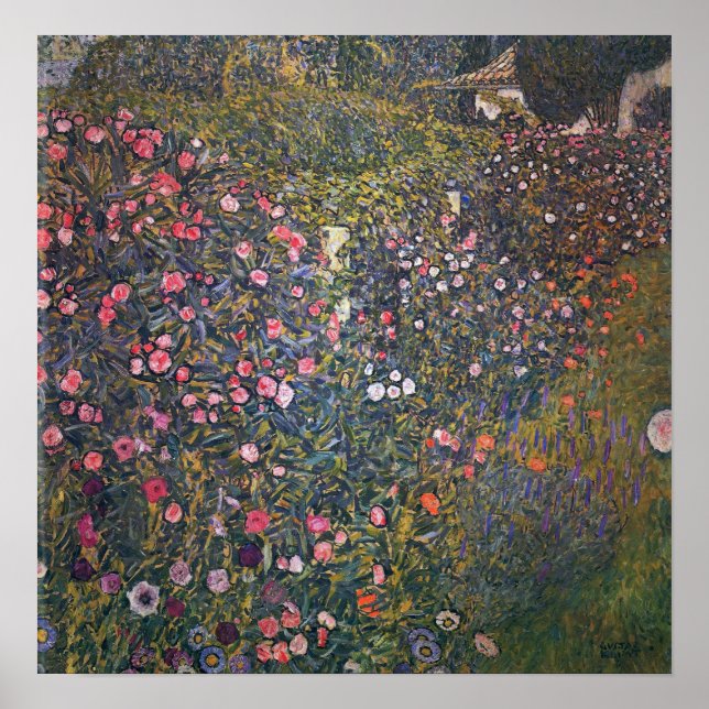 Klimt - Italienische Kulturlandschaft 1913 Poster (Vorne)