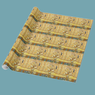 Klimt, Lebensbaum Geschenkpapier