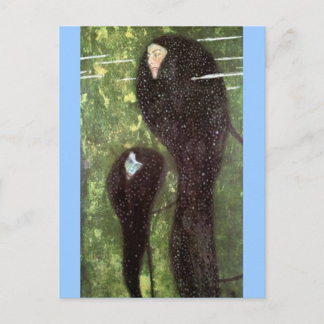 Klimt ~ Mermaids Postkarte (Vorderseite)