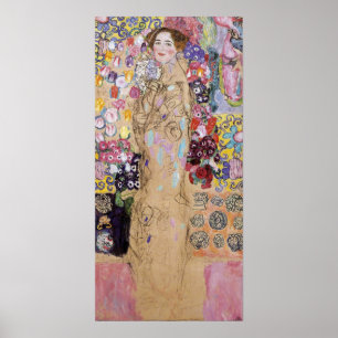 Klimt - Portrait von Maria Munk (noch nicht fertig Poster