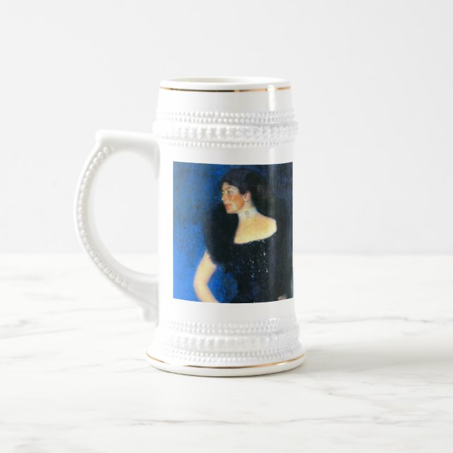 Klimt Portrait von Rose von Rosthorn-Friedmann Bierglas (Links)