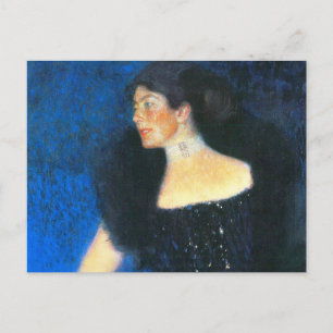 Klimt Portrait von Rose von Rosthorn-Friedmann Postkarte