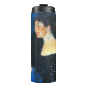 Klimt Portrait von Rose von Rosthorn-Friedmann Thermosbecher