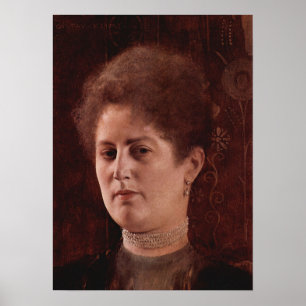 Klimt - Porträt einer Dame 1894 Poster