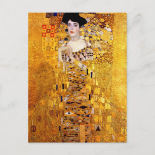 Klimt Porträt von Adele Bloch-Bauer I Postkarte