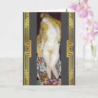Klimt restauriert Adam und Eve Malerei