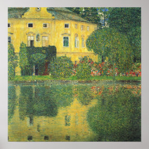 Klimt - Schlosssaal am Attersee 1910 Poster