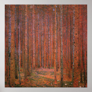 Klimt - Tannenwald 1901 Poster